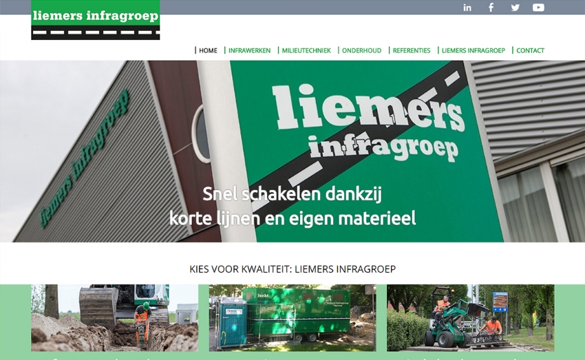 New website for Liemers Infragroep