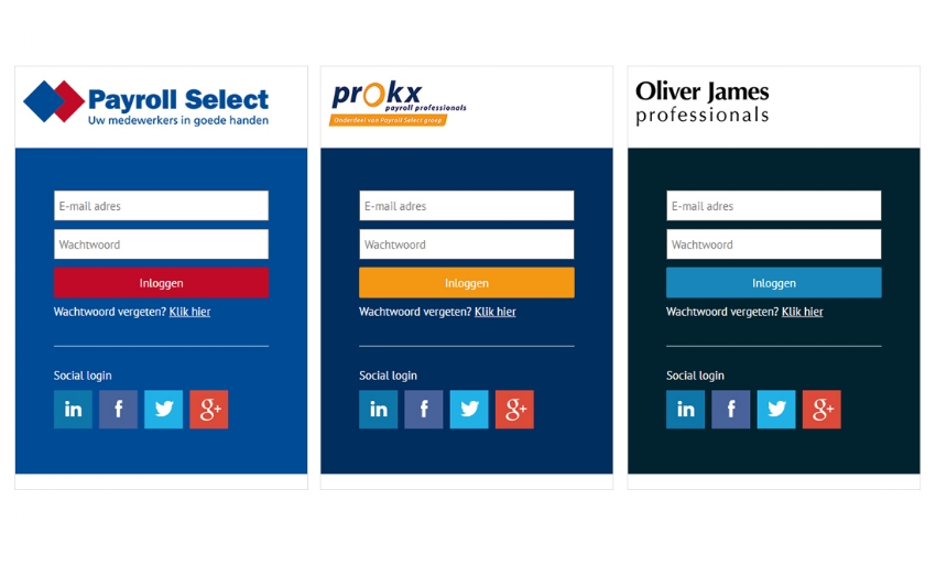 Mijn-omgeving voor Payroll Select