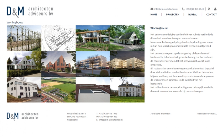 Nieuwe website voor D&M Architecten Adviseurs