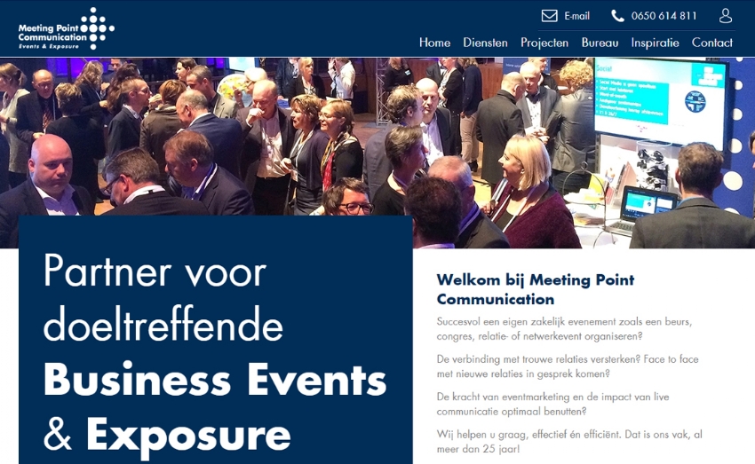 Nieuwe website voor Meeting Point Communication